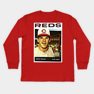 Pete Rose: 1964  Flashback Champs Kids Long Sleeve T-Shirt